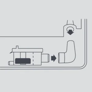 Mini Pumpen Verbinder 90°  |  3 Stück  |  lang und gerade