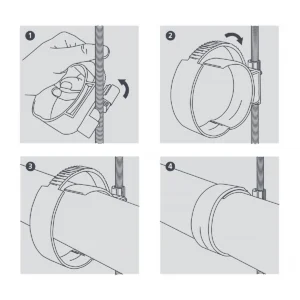Kunststoffaufhänger  |  3/4″ – 5/8″