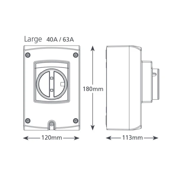 Aspen Xtra: Easy-Fit Schalter  |  63 A – Bild 2