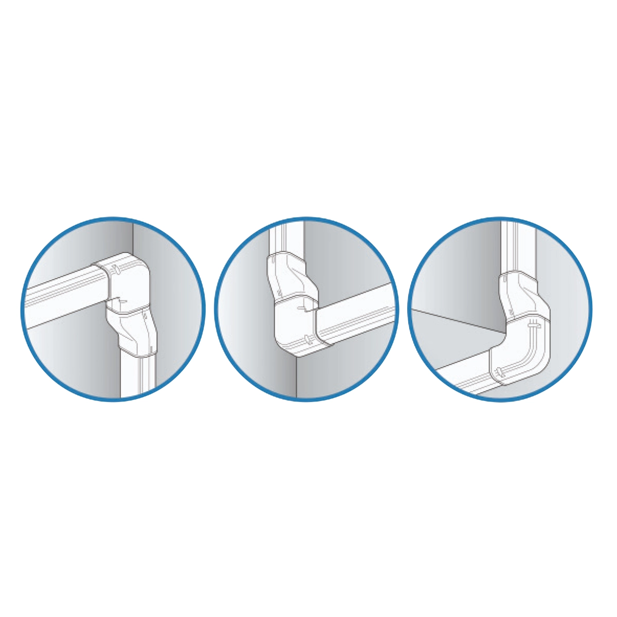 Inaba Denko Zubehör SD-100 W | weiß | 90° Winkel rechts SNA-100 W – Bild 3
