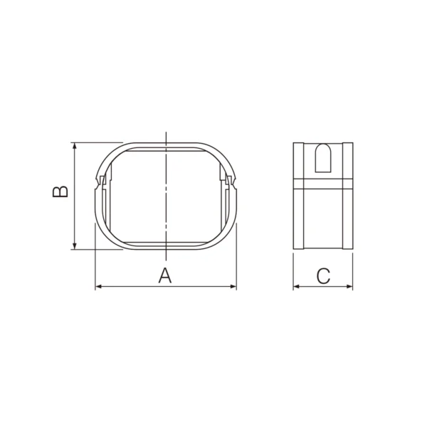Inaba Denko Zubehör SD-77 A  |  anthrazit grau  |  Adapter SFJ-77 A – Bild 3
