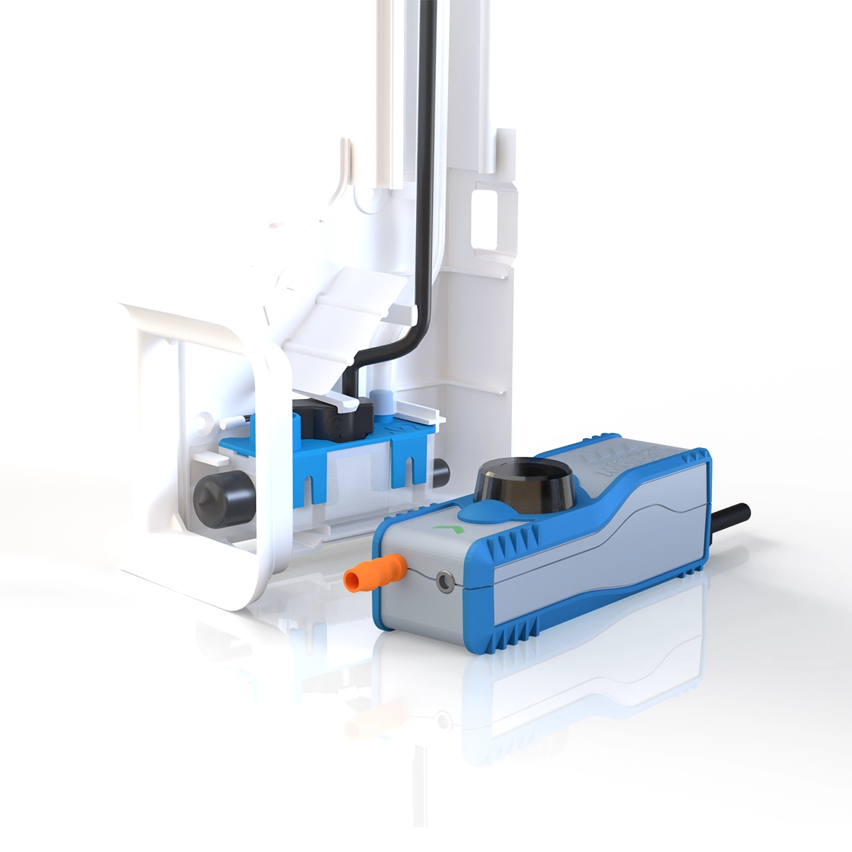 Charles Austen Pumps MicroBlue® | Ausführung mit Kanalsystem X86-008 | weiss